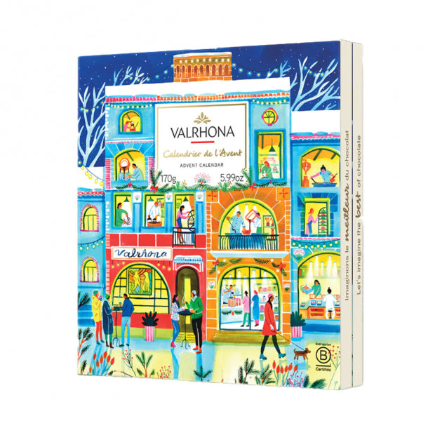 CALENDRIER DE L'AVENT NOEL 170G VALRHONA