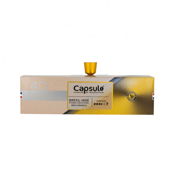 CAPSULES BRESIL INDE X40 ALU