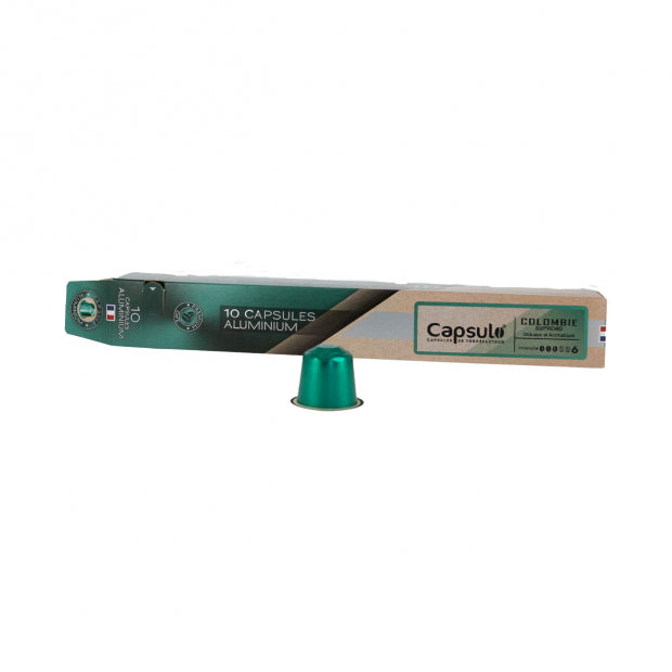 Capsules Colombie x10 aluminium