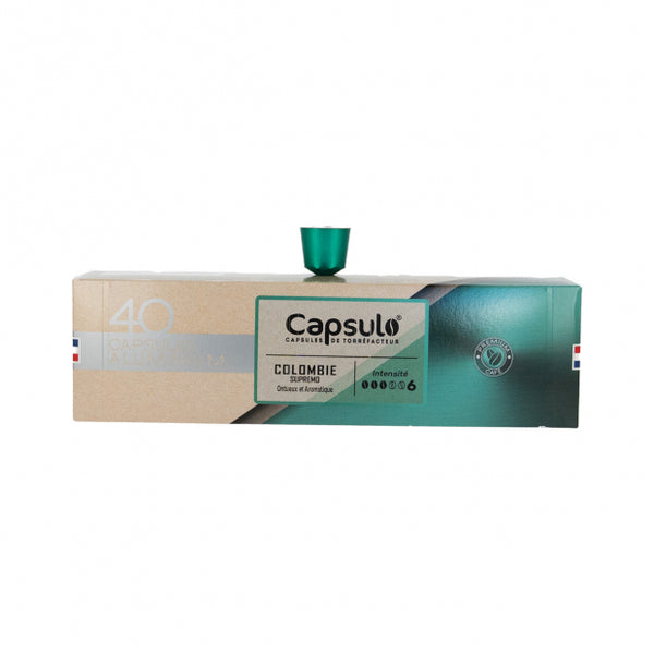 CAPSULES COLOMBIE X40 ALU