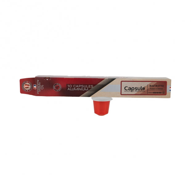 Capsules ristretto x10 aluminium