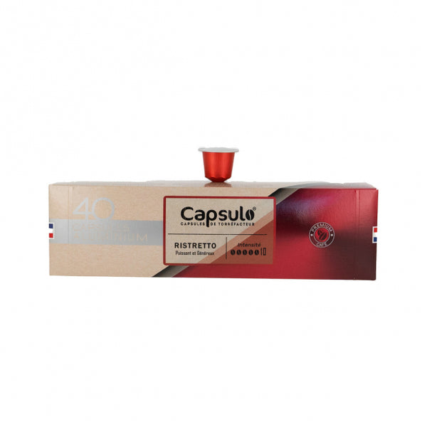 CAPSULES RISTRETTO X40 ALU