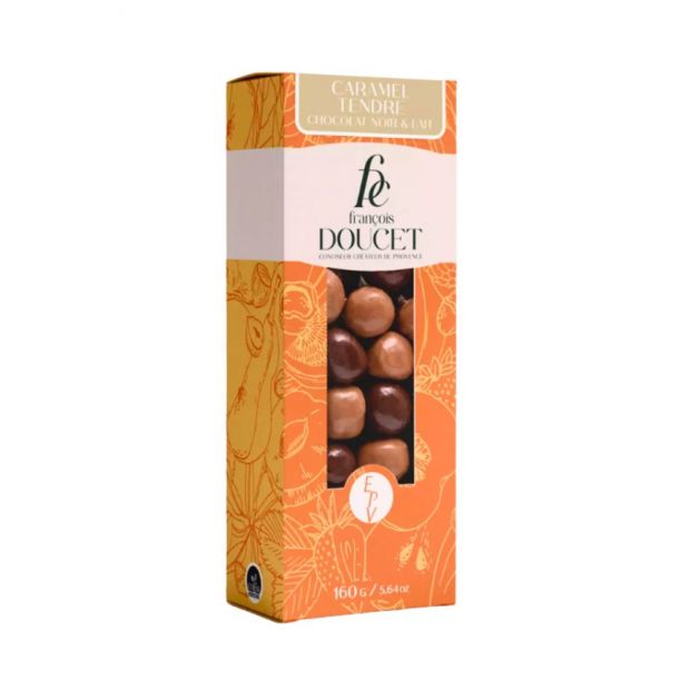 Caramel tendre au chocolat noir & lait 160g - François Doucet