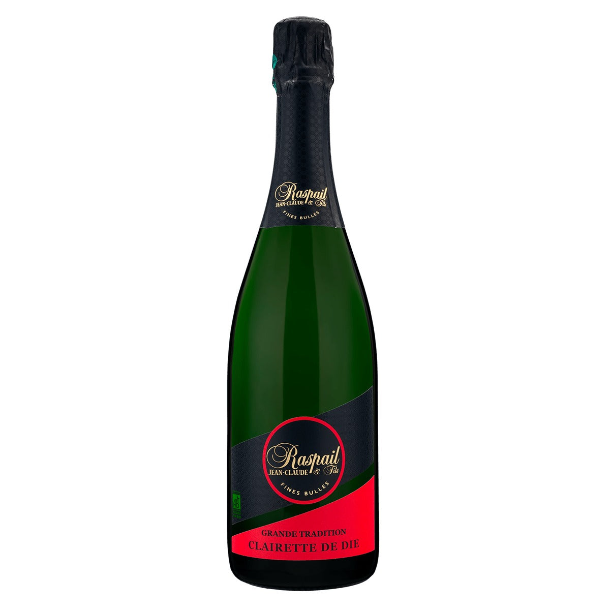 Bouteille de Clairette de Die Grande Tradition du domaine Raspail.
