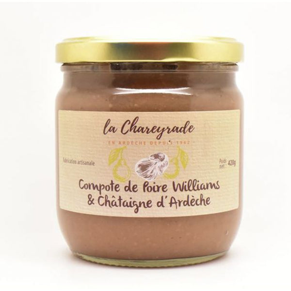 Compote de poire et châtaigne 420g - Chareyrade