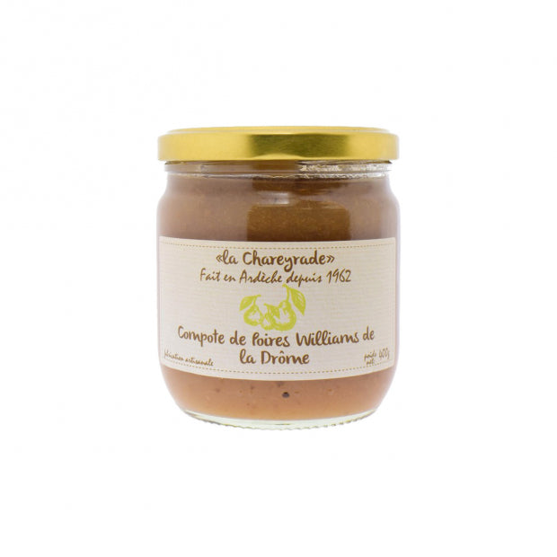 Compote de poire william de la Drôme 400g