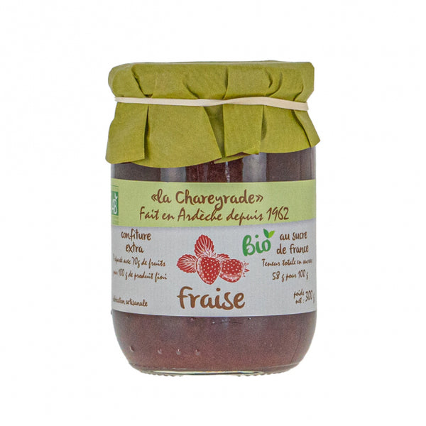 CONF DE FRAISE BIO 300 G CHAREYRADE