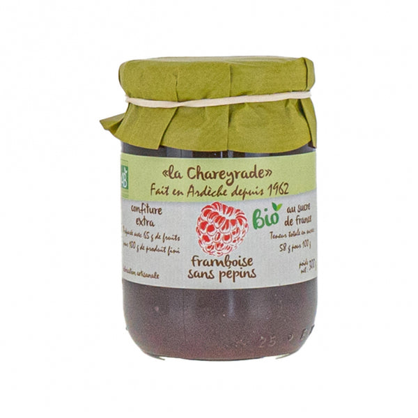 CONF FRAMBOISE SANS PEPINS BIO 300 G CHAREYRADE