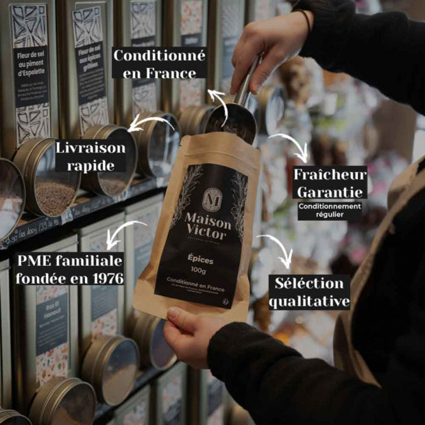 POIVRE 5 BAIES MELANGE 100G MAISON VICTOR