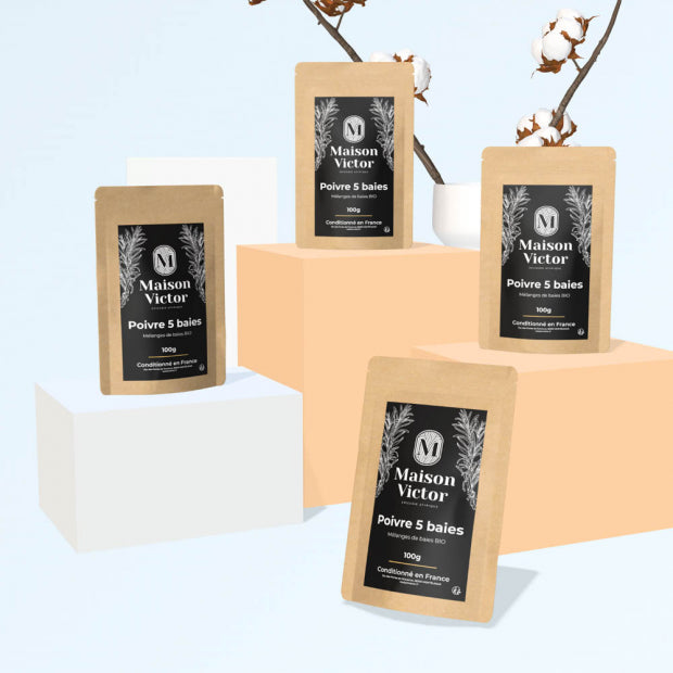 POIVRE 5 BAIES MELANGE 100G MAISON VICTOR