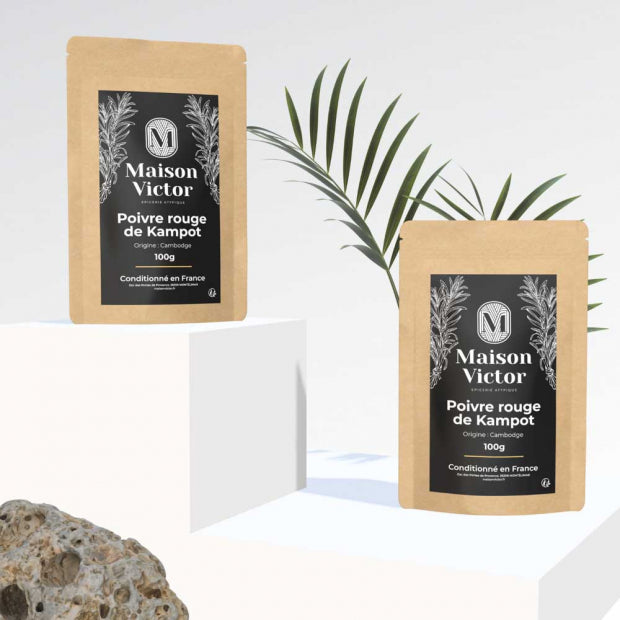 POIVRE DE KAMPOT ROUGE 100G MAISON VICTOR