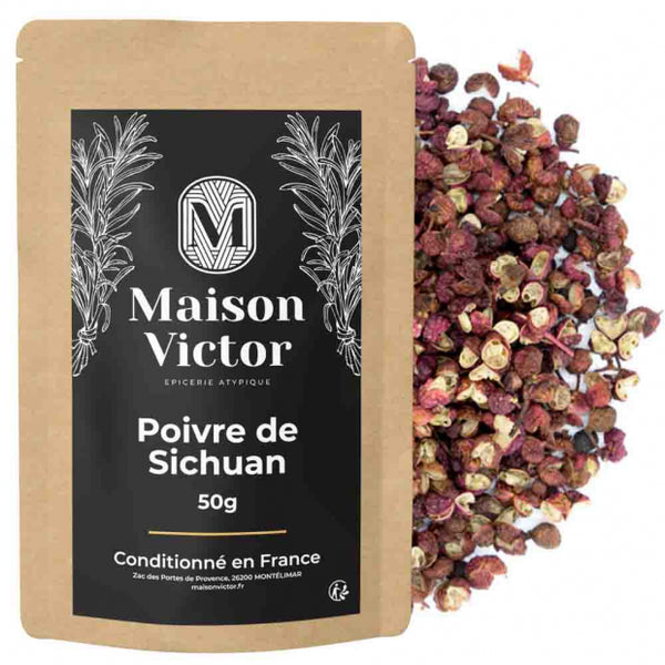 POIVRE DE SICHUAN ROUGE 50G MAISON VICTOR