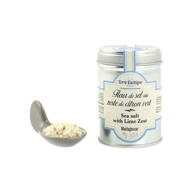 Fleur de sel zeste citron vert 90g