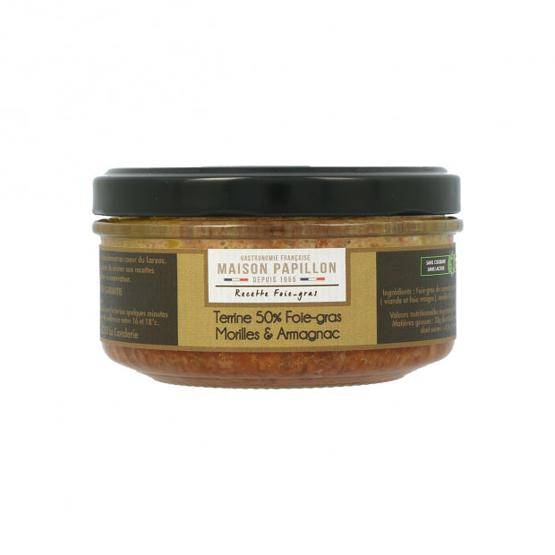 Foie gras morilles armagnac 110g
