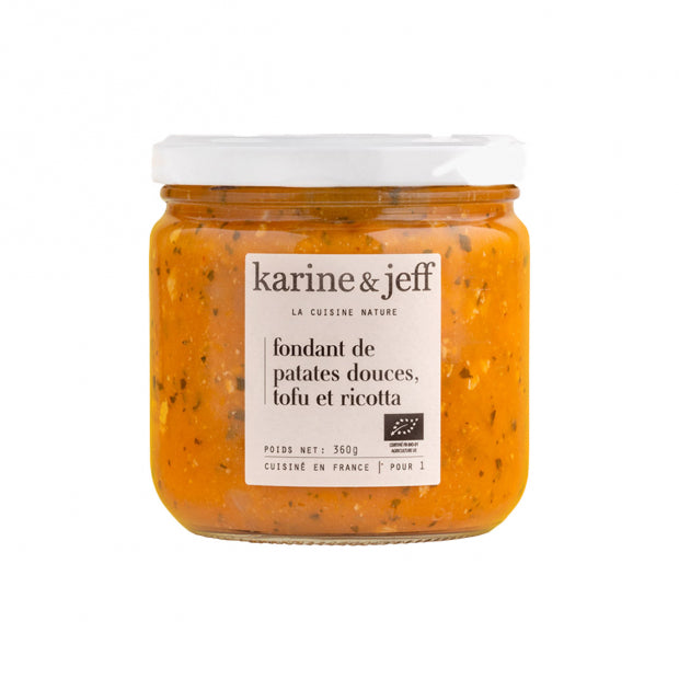 Fondant de patates douces tofu et ricotta 360g