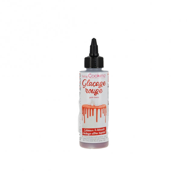 Glacage rouge choco 130g