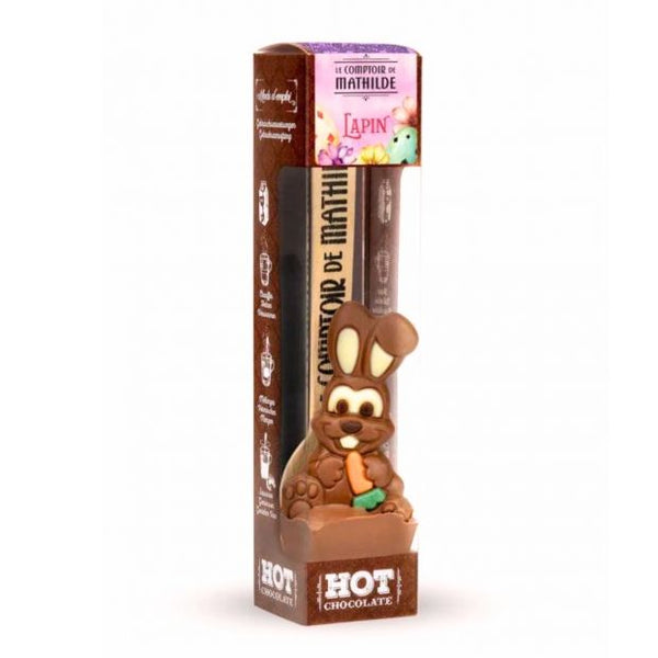 Hot chocolate au lait lapin carotte 30g - Le Comptoir de Mathilde