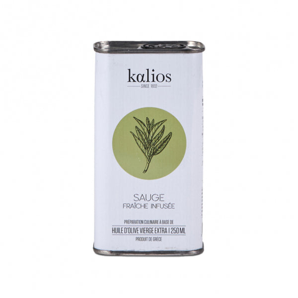 HUILE D'OLIVE SAUGE 250 ML KALIOS