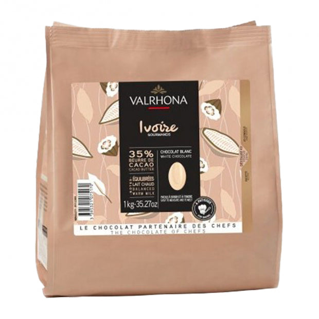 Ivoire fève 1kg - Valrhona
