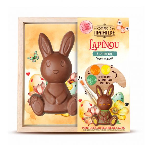 Lapinou à Peindre Chocolat au Lait 200 g - Comptoir de Mathilde