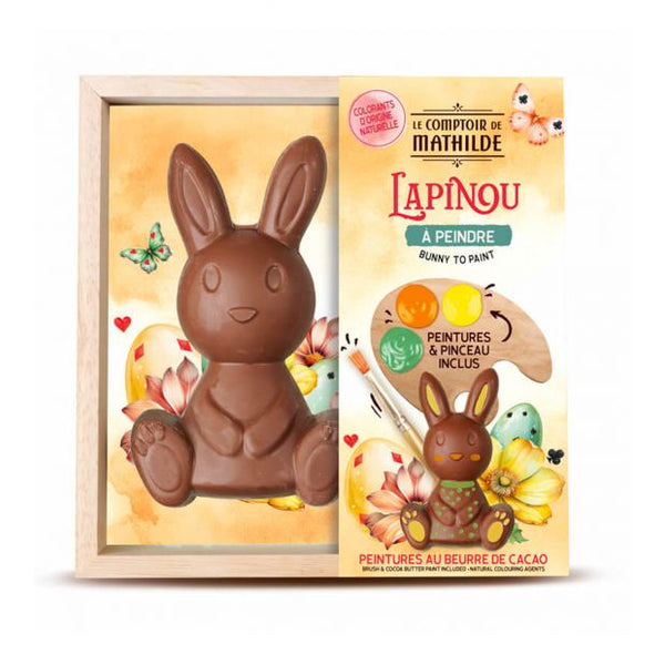Lapinou à Peindre Chocolat au Lait 200 g - Comptoir de Mathilde