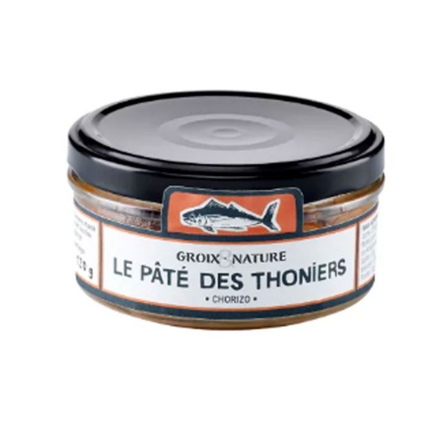 Le Pâté Des Thoniers Chorizo 130 g - Groix et Nature