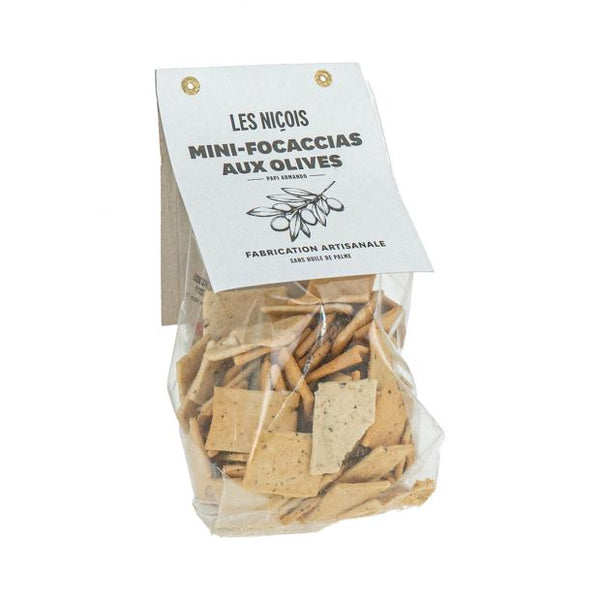Mini focaccias aux olives 200g