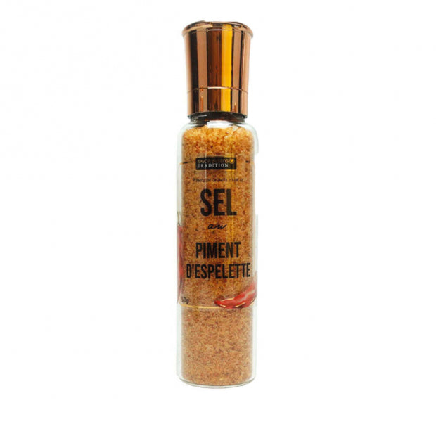 Moulin sel au piment d'espelette 370g