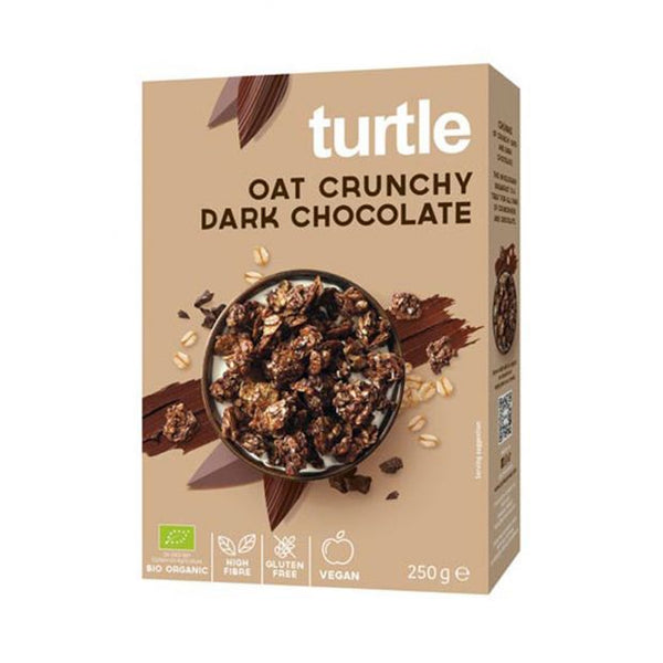 Oat Crunchy Dark Chocolate 250 g - Turtle