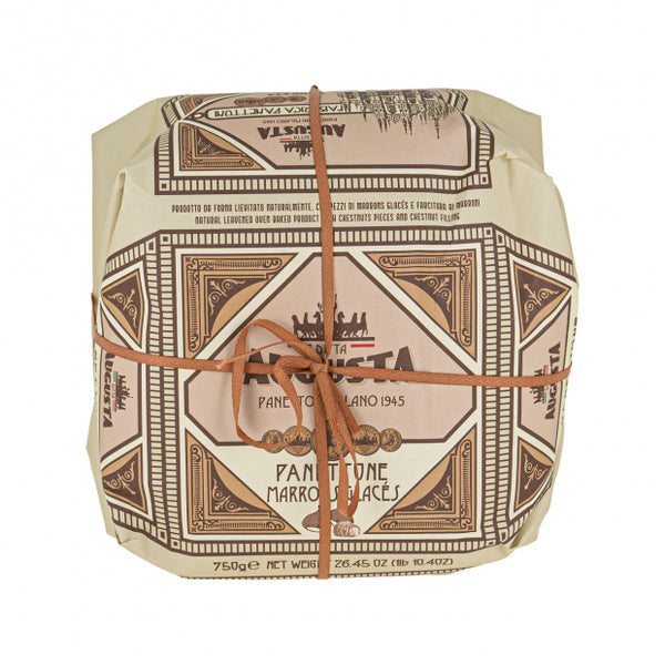 PANETTONE MARRON GLACE 750G AUGUSTA