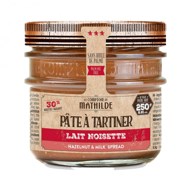 Pâte à tartiner lait noisette 250g