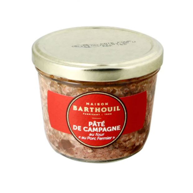 Pâté de Campagne Doré au Four au Porc Fermier 190 g - Barthouil