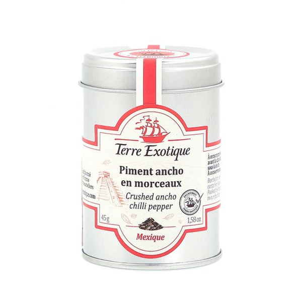 Piment Ancho en Morceaux 45 g - Terre Exotique