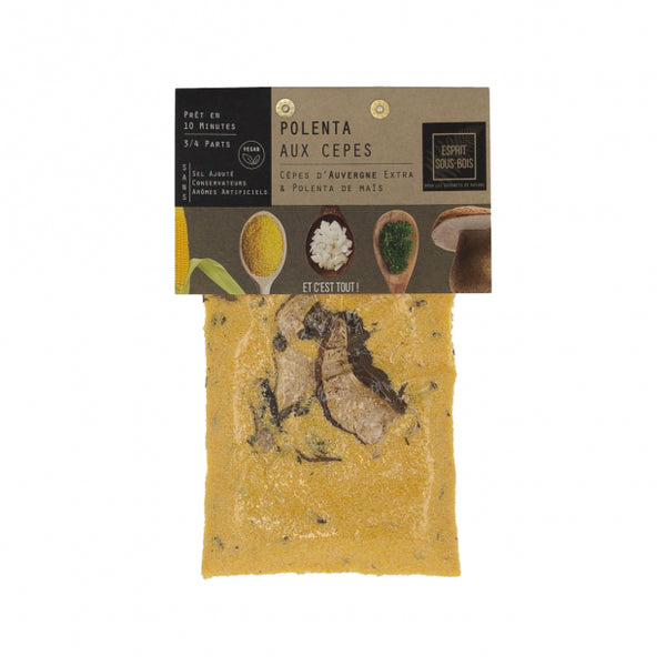 Polenta aux cèpes d'Auvergne - Esprit Sous Bois