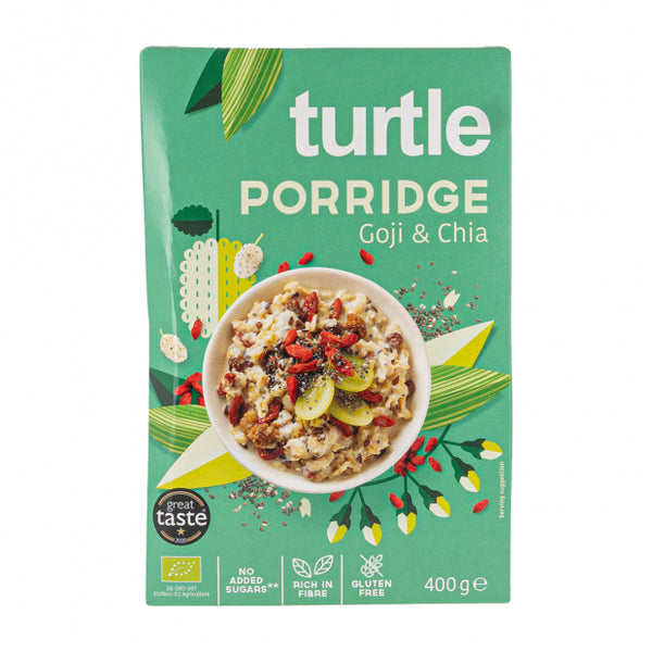 PORRIDGE SUPERFOOD GOJI GRAINES DE CHIA TURTLE 400G