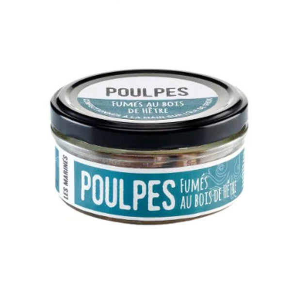 Poulpes Fumés au Bois de Hêtre 100 g - Groix et Nature
