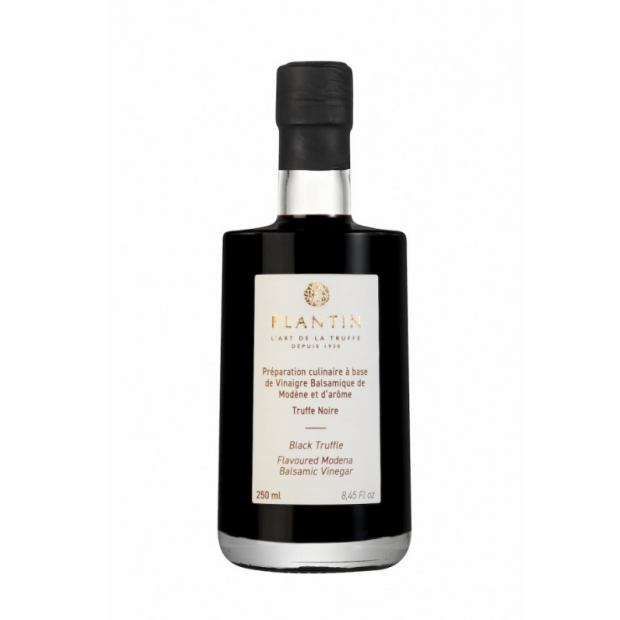 Prepa culinaire à base de vinaigre balsamique de Modène et arome truffe noire