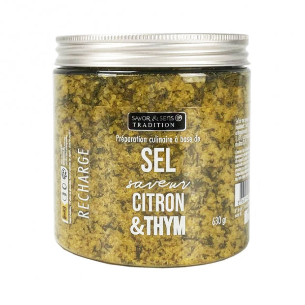 Recharge sel citron thym 630 g