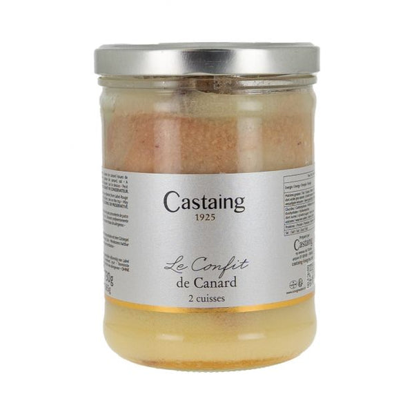 2 cuisses de canard confites 730g - Castaing