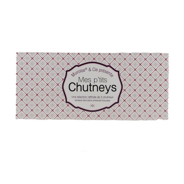 Coffret de chutney mes p'tits chutney420g - Muroise & compagnie