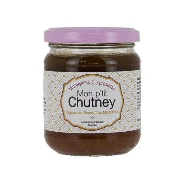 Mon p'tit chutney aux oignons de roscoff et muscadet 220g - Muroise & compagnie