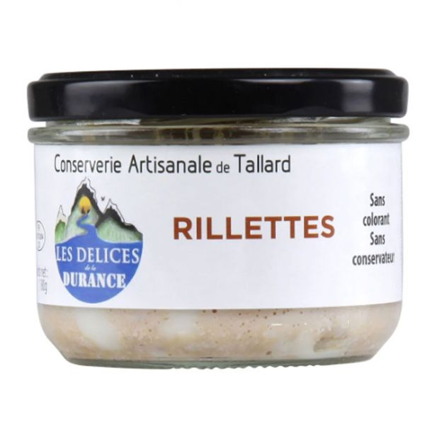 Rillettes 180 g - Les délices de la Durance
