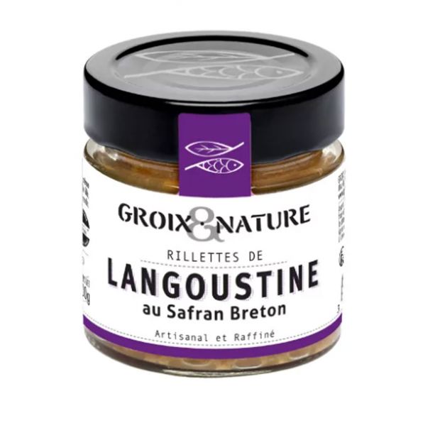 Rillettes de Langoustine au Safran Breton 100 g - Groix et Nature