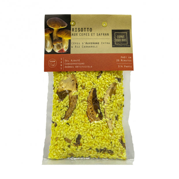 Risotto aux cèpes d'Auvergne et au Safran 300g