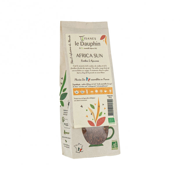 Rooibos 5 agrumes africa sun en vrac 100g