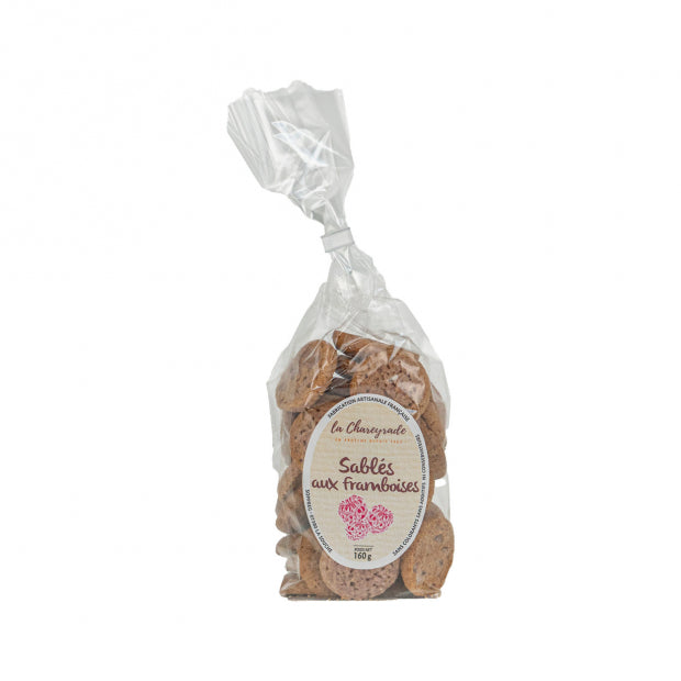 Sablés fourres framboises 140g