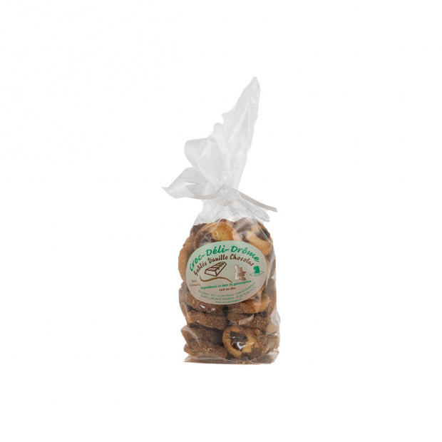 Sachet 200 g sablés vanille chocolat