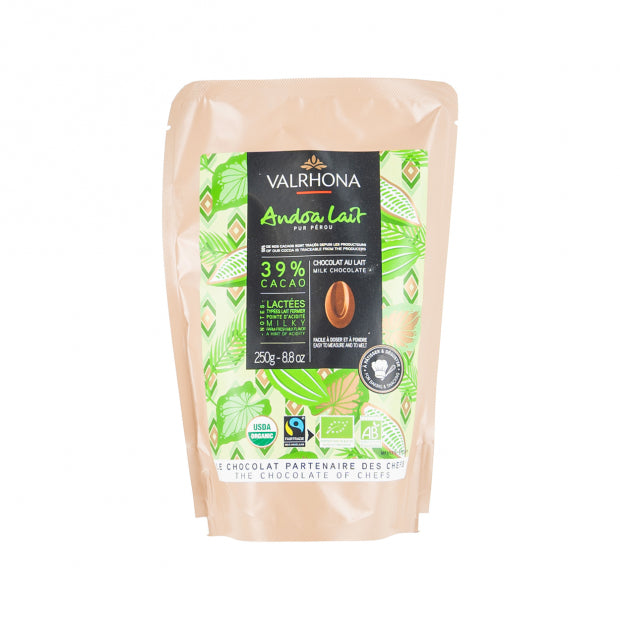 SACHET FEVES ANDOA LAIT 39% 250G