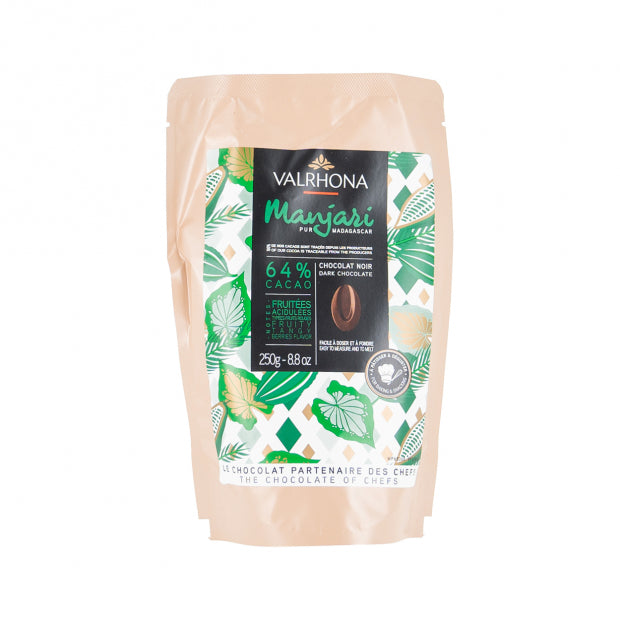 Sachet fèves Manjari 64% 250g - Valrhona