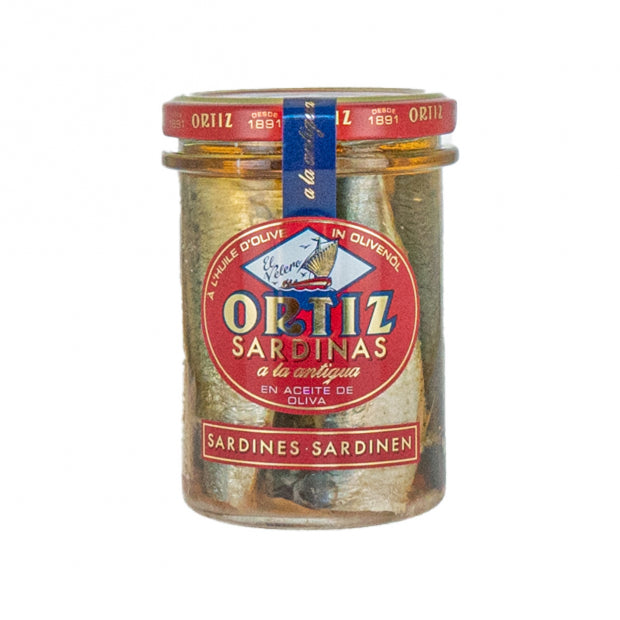 Sardines à l'huile d'olive bocal 190g